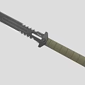 Dagger Sabre Tool Knife Field Dagger Military Dagger Knife Low Face Number Low Model Simple Model Game Next Era Movie and TV Level Super Realism 3d model