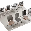 Modern Office Chairs With Various Styles Mesh Back And Ergonomic Design For Workspace