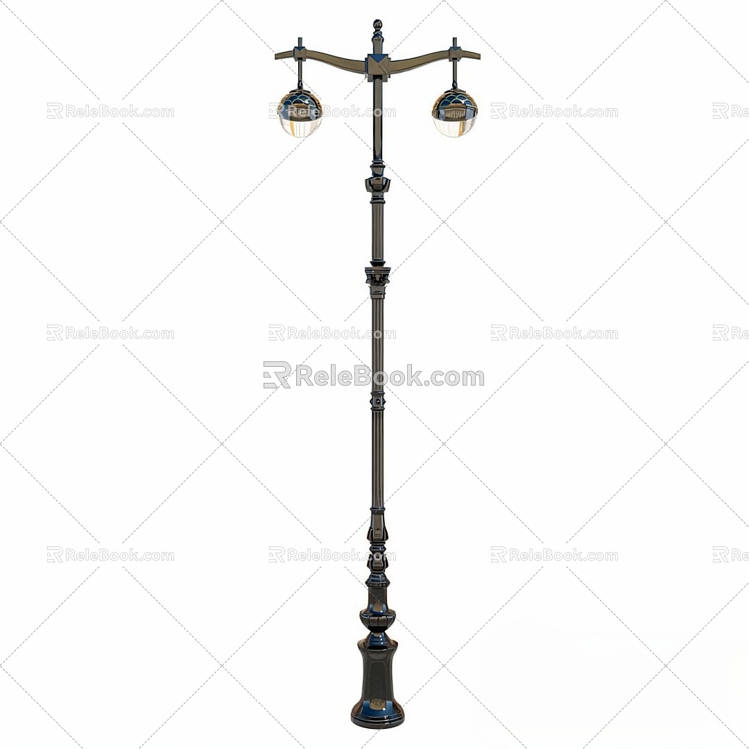 modern outdoor lamp 3d model