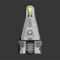 Modern Spaceship Spacecraft 3d model