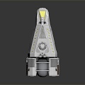 Modern Spaceship Spacecraft Spacecraft 3d model