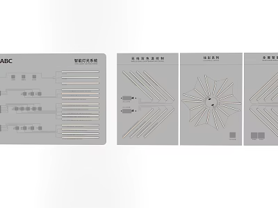 Smart Lighting System Design Diagrams With Control Logic And Wiring Schematics 3d model