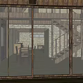 Modern Rustic Detached House With Wooden Structure Black Roof And Railed Porch