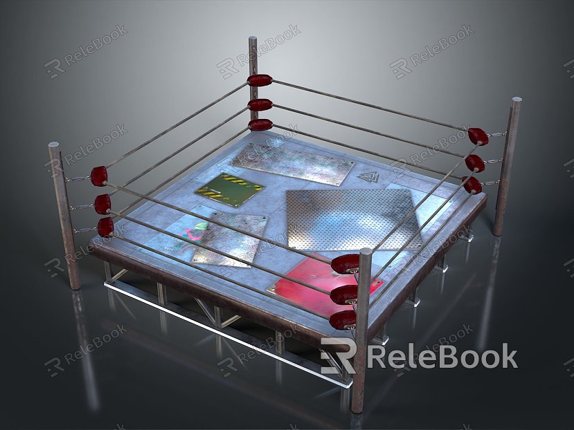 Boxing ring ring ring boxing ring fighting ring fighting ring fighting ring octagonal cage free fight boxing match model