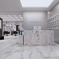 Modern Hair And Beauty Salon Interior With Styling Stations Product Displays And Comfortable Chairs