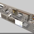 Modern Furniture Store Showroom With Multiple Beds Display And Interior Layout