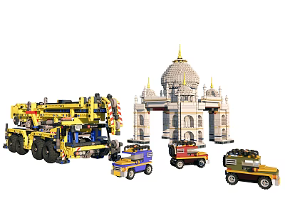 Modern Toys Lego Patchwork Toys 3d model