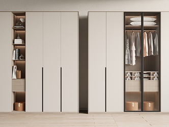 Modern Wardrobe Home Wardrobe 3d model