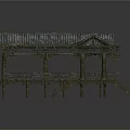 Traditional Chinese Wooden Pavilion With Flying Eaves Tile Roof Stone Steps And Railings