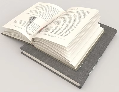 Books Readings 3d model