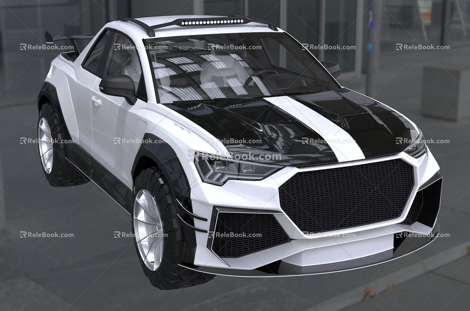 Audi RSQ3 car 3d model