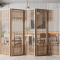 New Chinese Style Screen Partition 3d model