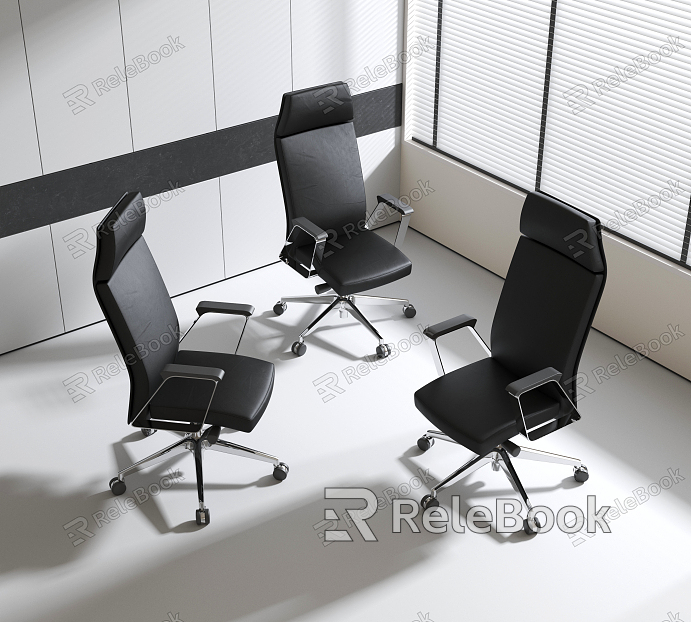 Modern office chair model