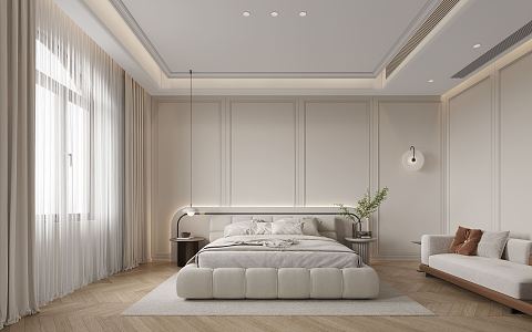 Modern Bedroom 3d model