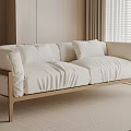 Double sofa 3d model