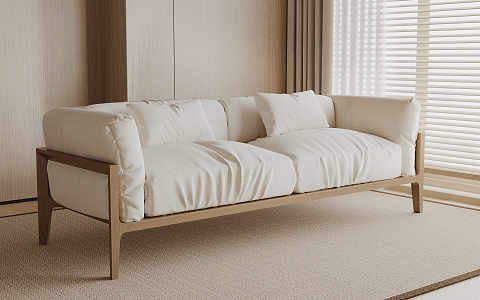 Double sofa 3d model