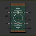 Table Soccer Table Soccer Table Soccer Sports Entertainment Equipment Table Soccer Table Soccer Machine 3d model