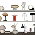 Modern Table Lamp Metal Table Lamp Table Lamp Combination Desk Lamp Eye Protection Table Lamp Combination Table Lamp 3d model