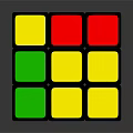 Colorful Rubik's Cube With Multiple Colored Squares And Shiny Surface