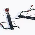 Modern Bow Old Bow and Arrow 3d model