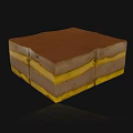 Decadent Layered Chocolate And Yellow Cream Cake With Smooth Layers