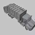 Garbage truck 3d model