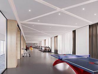 Modern Gym 3d model