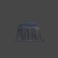 Mysterious Covered Car With Full Body Black Cloth Covering Vehicle Exterior