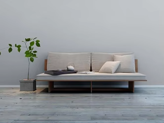 Double sofa 3d model