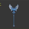 Scepter Ancient Scepter Cane Ancient Scepter Magic Scepter Metal Scepter Classical Scepter Magic Scepter 3d model