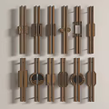 New Chinese Handle Metal Handle Hardware Door Handle 3d model