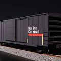 Black Cargo Box Truck With G Logo And Maine Central Number 206 123