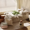 White Kids Bed With Soft Pillows Stuffed Toy And Nightstand In Cozy Room With Soft Light