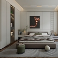 Modern Bedroom 3d model