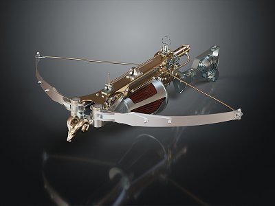 Modern crossbow Bow 3d model