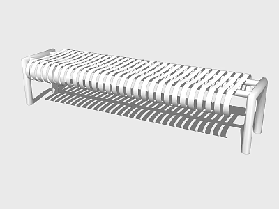 Modern White Outdoor Chair With Woven Design And Metal Frame For Garden Patio 3d model