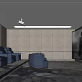 Modern Home Theater Interior With Comfortable Leather Seats Large Projection Screen And Acoustic Panel Walls