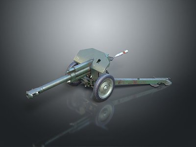 Artillery Gun Artillery Ship Gun Siege Gun Cannon Anti-aircraft Breaking Heavy Gun Heavy Gun model