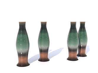 Modern Ceramic Ware Ceramic Vase Ornaments 3d model