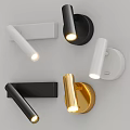 Modern Minimalist Wall Sconces in Black and White Stylish Indoor Lighting Fixtures