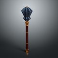 Scepter Ancient Scepter Walking stick Ancient walking stick 3d model