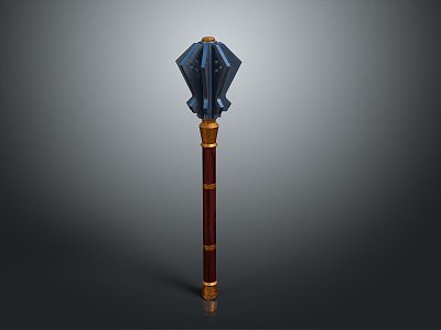 Scepter Ancient Scepter Walking stick Ancient walking stick 3d model