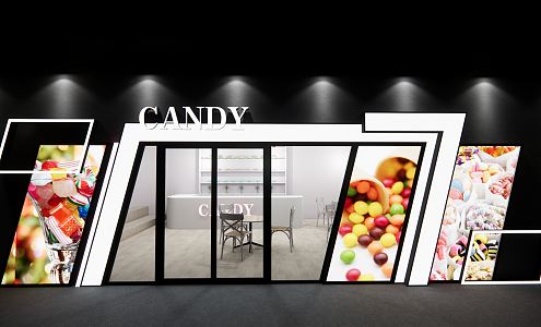 Modern Candy Store 3d model