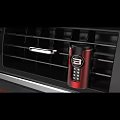 Red Car Perfume Diffuser With B Logo Stylish Cosmetic Fragrance Accessory