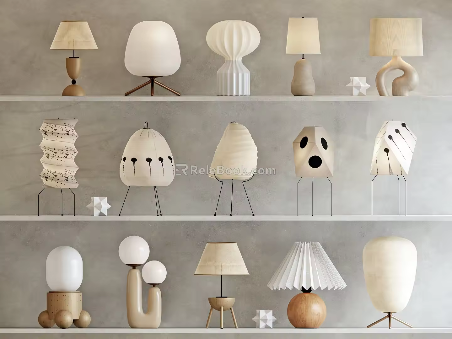 Quiet Table Lamp 3d model