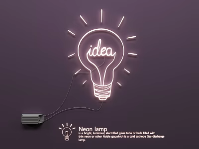 Neon Light 3d model