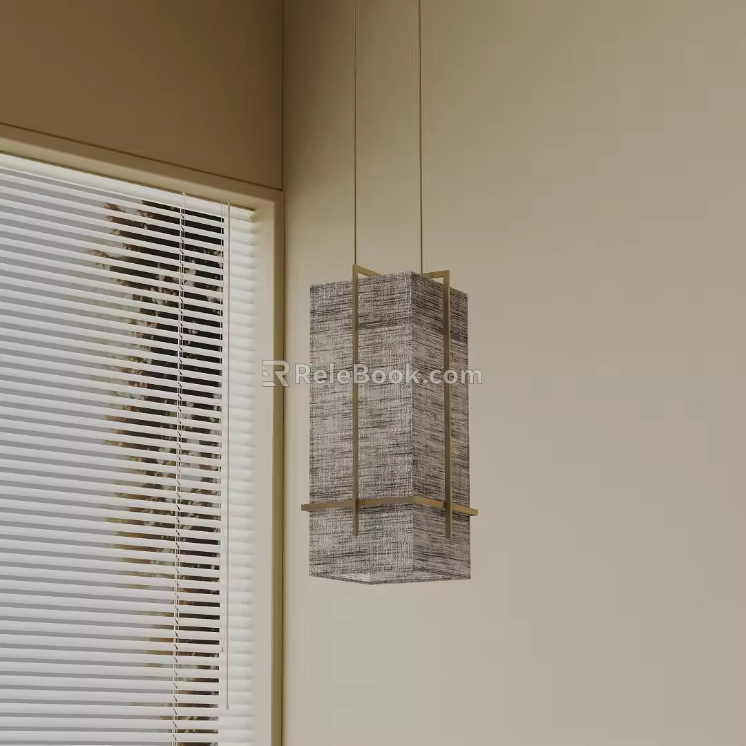 Modern chandelier 3d model