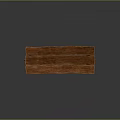 Rustic Wooden Bench With Solid Wood Top Metal Bracket Legs And Decorative Ropes