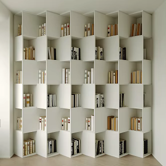 Modern Bookcase Storage Cabinet Storage Cabinet 3d model
