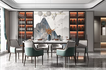 New Chinese Restaurant 3d model
